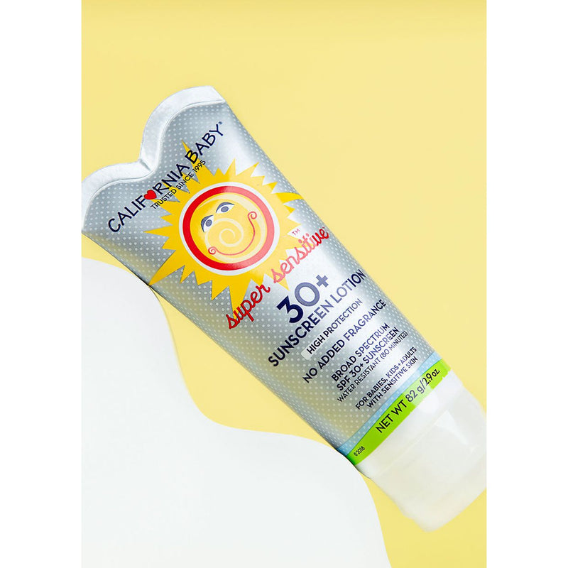 California Baby (No Fragrance) Super Sensitive™ Broad Spectrum SPF 30+ Sunscreen Sunscreen Khaki 1.8oz/51g,2.9oz/82g,6oz/170g,sample (0.5oz/14g)