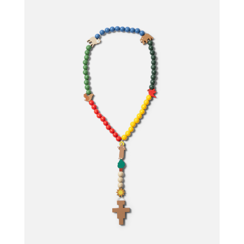 Be A Heart St. Francis DIY Rosary Kit rosary kit White Smoke