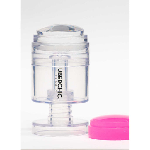 UberChic Beauty The Resizer Stamper with Bonus Pink Head Tool White Smoke