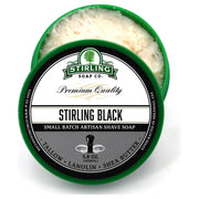 Stirling Soap Co Stirling Soap Co. Stirling Black Shaving Collection Shaving Set Beige Shaving Soap 5.8oz
