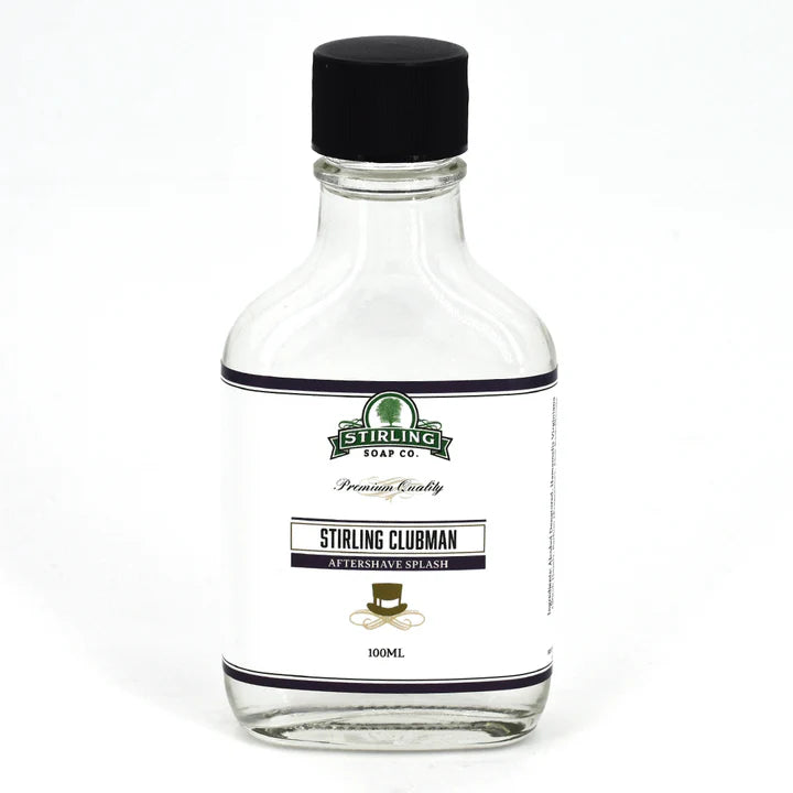 Stirling Soap Co Stirling Soap Co. Clubman Shaving Collection Shaving Set White Smoke Aftershave 3.4oz