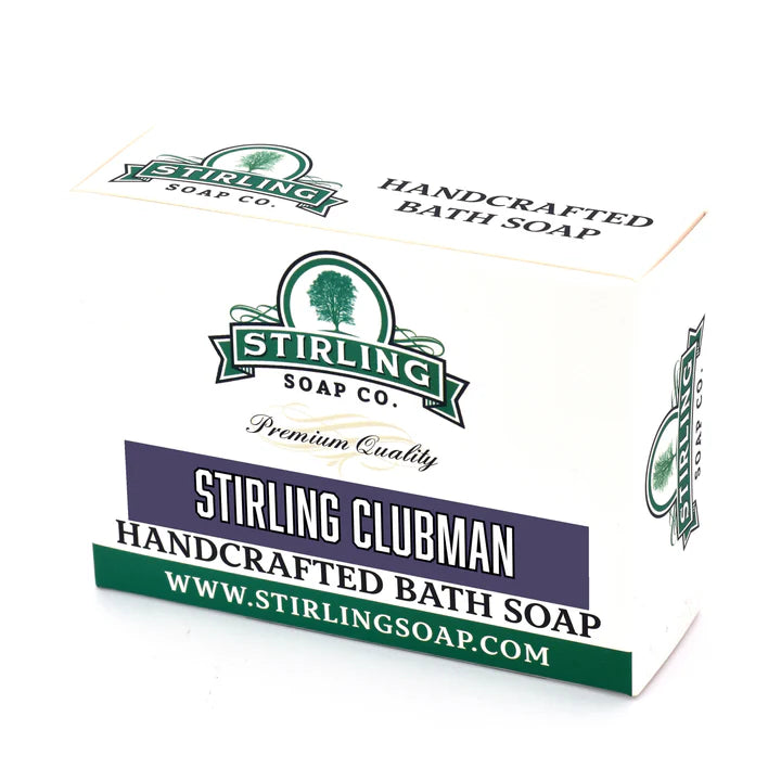 Stirling Soap Co Stirling Soap Co. Stirling Clubman Bath Soap 5.5 Oz Bath Soap White Smoke