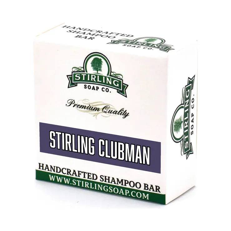Stirling Soap Co Stirling Soap Co. Stirling Clubman Shampoo Bar 3.8 Oz Shampoo Bar White Smoke