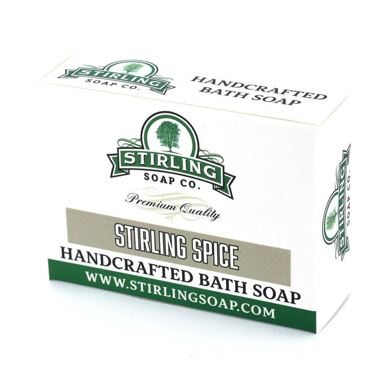 Stirling Soap Co. Stirling Soap Co. Bath Soap Bar 5.5 Oz Collection Bar Soap White Smoke Stirling Spice