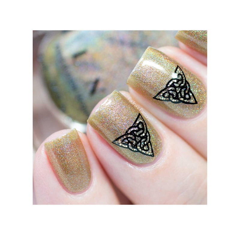 UberChic Beauty St Patrick's Day-04 Stamping Plate Gray