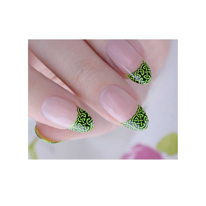 UberChic Beauty St Patrick's Day-04 Stamping Plate Dark Gray