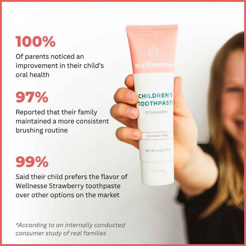 Wellnesse Strawberry Toothpaste White Smoke