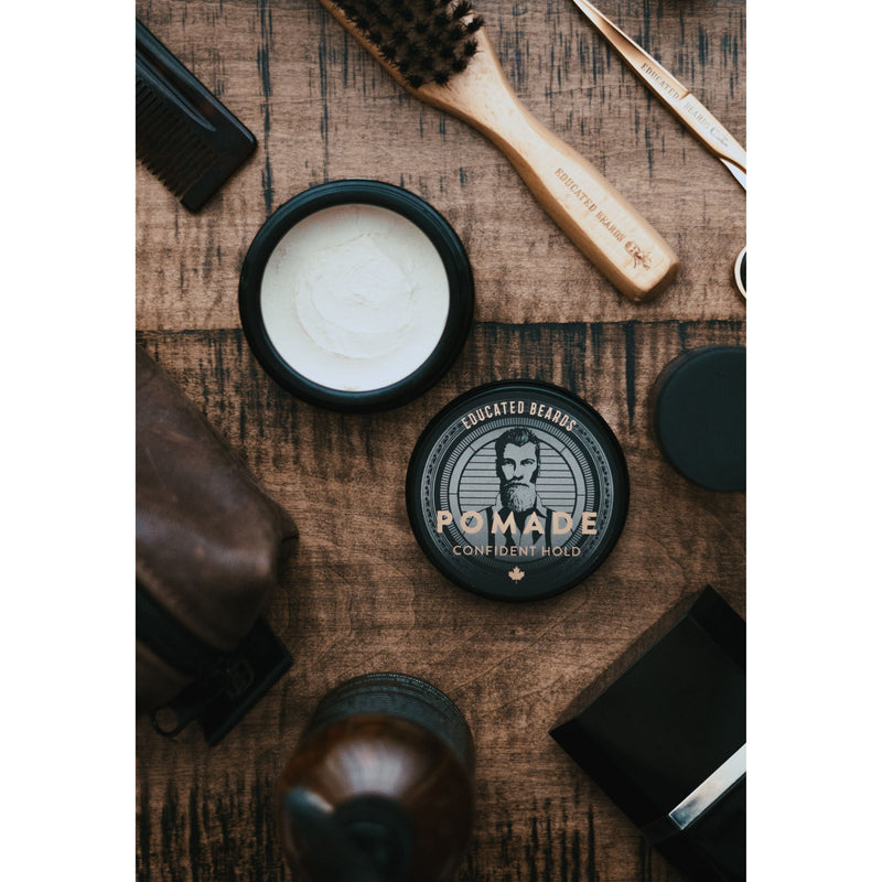 Educated Beards Educated Beards Pomade Confident Hold 86ml Hair Pomade Dark Slate Gray