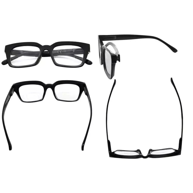 eyekeeper.com Stylish Bifocal Reading Glasses Thicker Frame Bifocal Readers BR9106 Eyeglasses White Smoke Red / +1.00,Red / +1.50,Red / +2.00,Red / +2.50,Red / +3.00,Black / +1.00,Black / +1.50,Black / +2.00,Black / +2.50,Black / +3.00,Clear / +1.00,Clear / +1.50,Clear / +2.00,Clear / +2.50,Clear / +3.00,Tortoise / +1.00,Tortoise / +1.50,Tortoise / +2.00,Tort