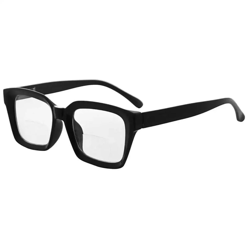 eyekeeper.com Stylish Bifocal Reading Glasses Thicker Frame Bifocal Readers BR9106 Eyeglasses White Smoke Black / +1.00,Black / +1.50,Black / +2.00,Black / +2.50,Black / +3.00