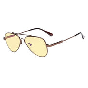 eyekeeper.com Stylish Blue Light Blocking Eyeglasses for Kids TMK1801 Eyeglasses White Smoke Brown / without magnification