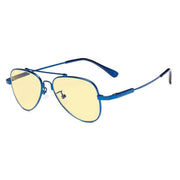 eyekeeper.com Stylish Blue Light Blocking Eyeglasses for Kids TMK1801 Eyeglasses White Smoke Blue / without magnification