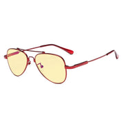 eyekeeper.com Stylish Blue Light Blocking Eyeglasses for Kids TMK1801 Eyeglasses White Smoke Red / without magnification