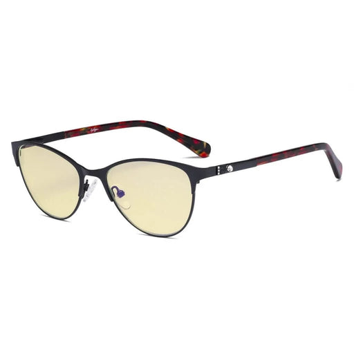 eyekeeper.com Stylish Blue Light Blocking Eyeglasses LX19021-BB60 Eyeglasses White Smoke Black / without magnification,Blue / without magnification,Purple / without magnification