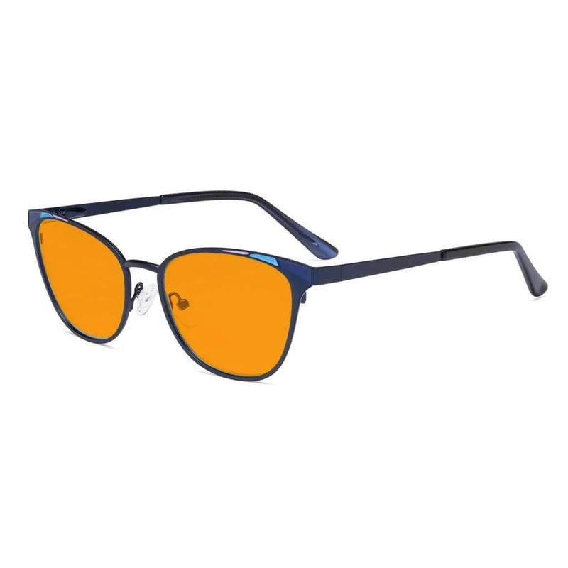 eyekeeper.com Stylish Blue Light Blocking Eyeglasses LX19035-BB98 Eyeglasses White Smoke Blue / without magnification