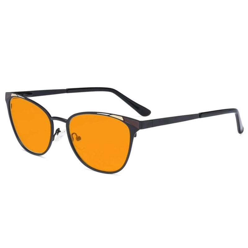 eyekeeper.com Stylish Blue Light Blocking Eyeglasses LX19035-BB98 Eyeglasses White Smoke Black / without magnification