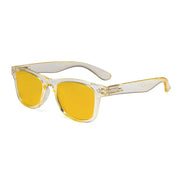 eyekeeper.com Stylish Blue Light Blocking Glasses HPS027 Eyeglasses White Smoke Yellow / without magnification