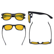 eyekeeper.com Stylish Blue Light Blocking Glasses HPS027 Eyeglasses White Smoke Black / without magnification,Clear / without magnification,Grey / without magnification,Yellow / without magnification
