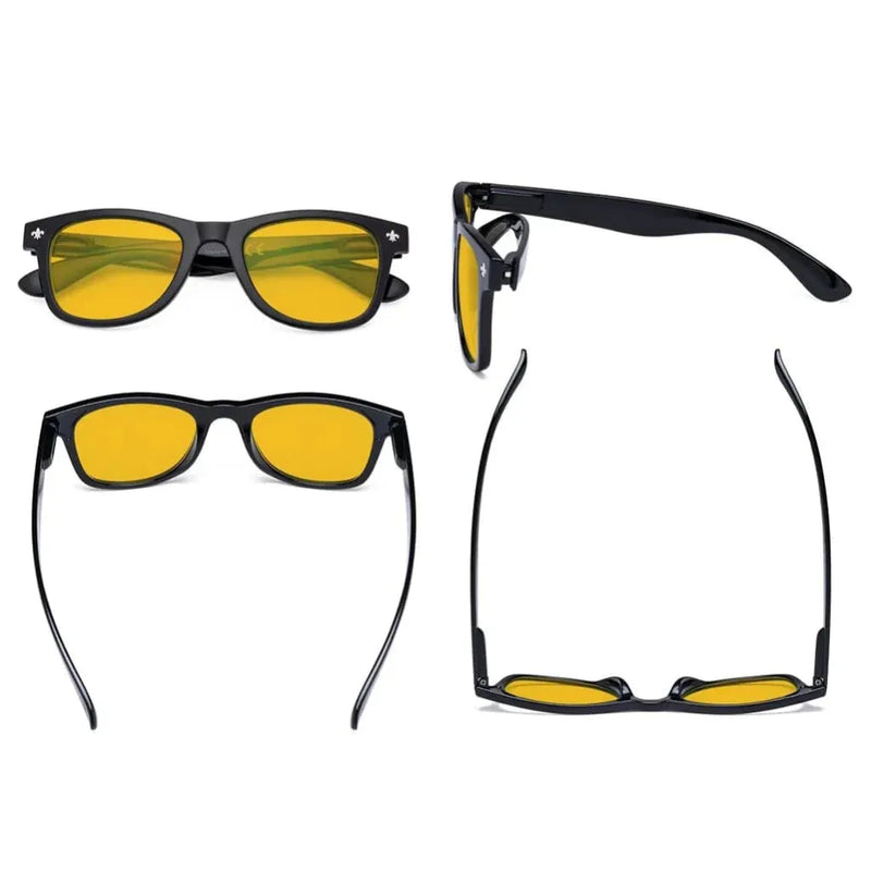 eyekeeper.com Stylish Blue Light Blocking Glasses HPS027 Eyeglasses White Smoke Black / without magnification,Clear / without magnification,Grey / without magnification,Yellow / without magnification