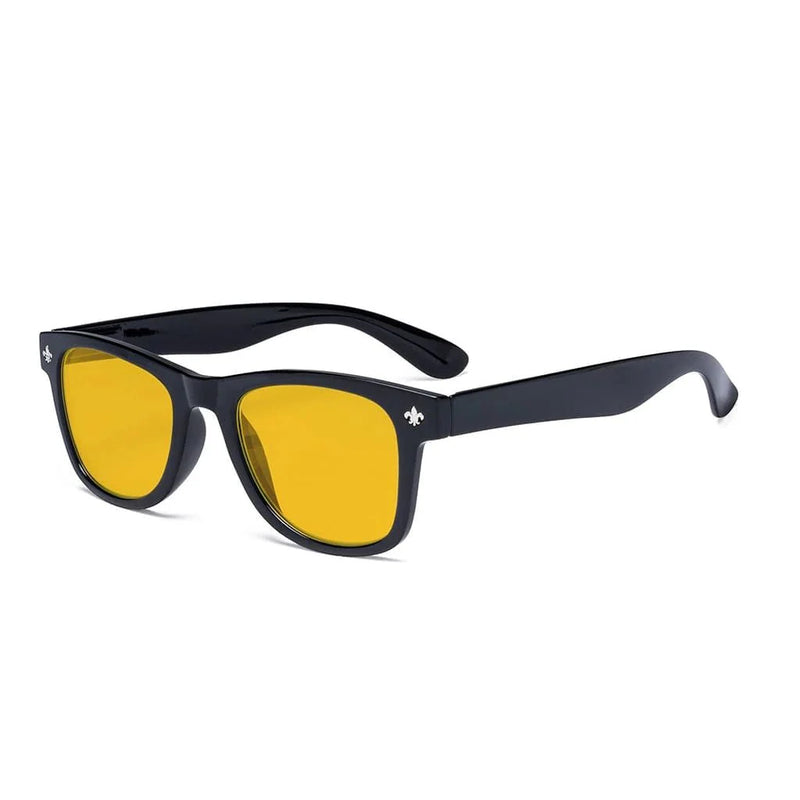 eyekeeper.com Stylish Blue Light Blocking Glasses HPS027 Eyeglasses White Smoke Black / without magnification