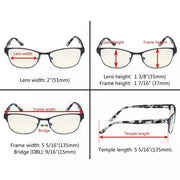 eyekeeper.com Stylish Blue Light Filter Reading Glasses LX17019 Eyeglasses White Smoke Black / without magnification,Black / +0.50,Black / +0.75,Black / +1.00,Black / +1.25,Black / +1.50,Black / +1.75,Black / +2.00,Blue / without magnification,Blue / +0.50,Blue / +0.75,Blue / +1.00,Blue / +1.25,Blue / +1.50,Blue / +2.00,Purple / without mag