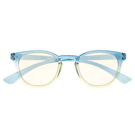 eyekeeper.com Oval Glasses Stylish Blue Light Filter Readers 1-CG144 Eyeglasses White Smoke Blue Yellow / without magnification,Blue Yellow / +0.50,Blue Yellow / +0.75,Blue Yellow / +1.00,Blue Yellow / +1.25,Blue Yellow / +1.50,Blue Yellow / +1.75,Blue Yellow / +2.00,Blue Yellow / +2.25,Blue Yellow / +2.75