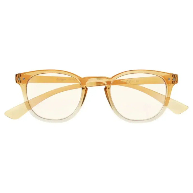 eyekeeper.com Oval Glasses Stylish Blue Light Filter Readers 1-CG144 Eyeglasses White Smoke Brown Clear / without magnification,Brown Clear / +0.50,Brown Clear / +0.75,Brown Clear / +1.00,Brown Clear / +1.25,Brown Clear / +1.50,Brown Clear / +1.75,Brown Clear / +2.00,Brown Clear / +2.25,Brown Clear / +2.50,Brown Clear / +2.75,Brown Clear / +3.00
