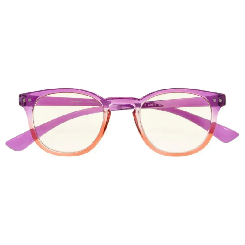 eyekeeper.com Oval Glasses Stylish Blue Light Filter Readers 1-CG144 Eyeglasses White Smoke Purple Red / without magnification,Purple Red / +0.50,Purple Red / +0.75,Purple Red / +1.00,Purple Red / +1.25,Purple Red / +1.50,Purple Red / +1.75,Purple Red / +2.00,Purple Red / +2.25,Purple Red / +2.50,Purple Red / +2.75,Purple Red / +3.00,Purple Red