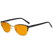 eyekeeper.com Stylish Cat-eye Blue Light Blocking Eyeglasses LX19016-BB98 Eyeglasses White Smoke Black / without magnification