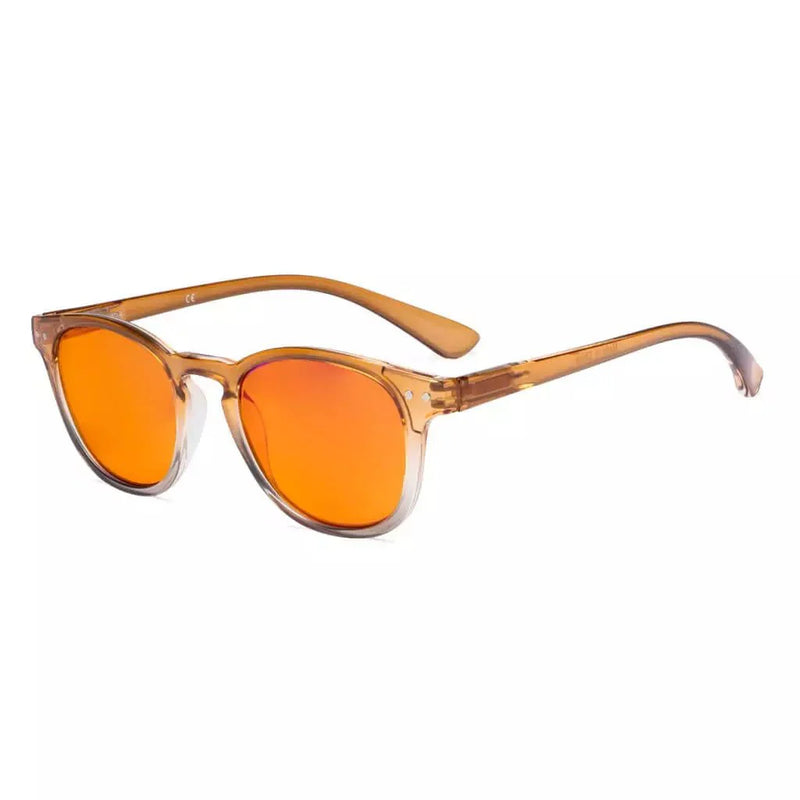 eyekeeper.com Stylish Classic Two Tone Blue Light Blocking Reading Glasses DS144 Eyeglasses White Smoke Brown Clear / +0.75,Brown Clear / +1.00,Brown Clear / +1.25,Brown Clear / +1.75,Brown Clear / +2.00,Brown Clear / +2.25,Brown Clear / +2.50,Brown Clear / +3.00