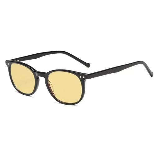 eyekeeper.com Stylish Oval Blue Light Blocking Reading Glasses TMB065 Eyeglasses White Smoke Black / without magnification,Black / +0.50,Black / +1.00,Black / +1.25,Black / +1.50,Black / +1.75,Black / +2.00