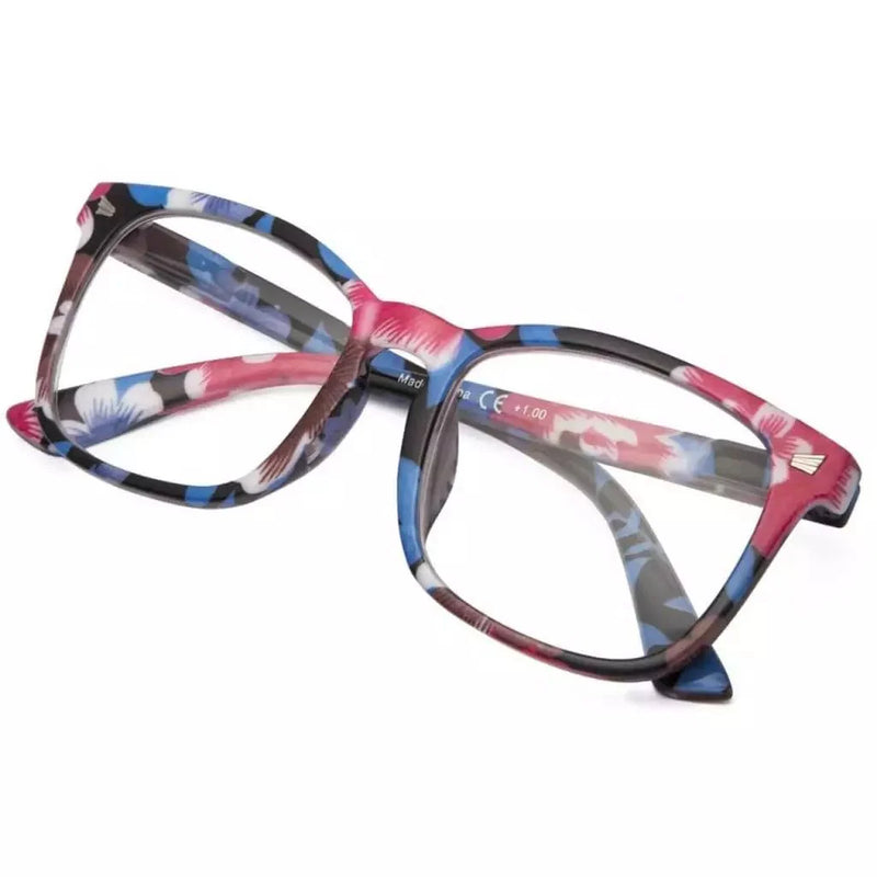 eyekeeper.com Stylish Reading Glasses Fashion Eyeglasses 4-RT1801 Eyeglasses Dark Gray Floral / without magnification,Floral / +0.50,Floral / +0.75,Floral / +1.00,Floral / +1.25,Floral / +1.50,Floral / +1.75,Floral / +2.00,Floral / +2.25,Floral / +2.50,Floral / +2.75,Floral / +3.00,Floral / +3.50,Floral / +4.00