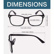eyekeeper.com Stylish Reading Glasses Rectangle Readers 5-RT1801 Eyeglasses White Smoke Black / +0.50,Black / +1.00,Black / +1.50,Black / +1.75,Black / +2.00,Black / +2.25,Black / +2.50,Black / +2.75,Black Purple / +0.50,Black Purple / +0.75,Black Purple / +1.00,Black Purple / +1.50,Black Purple / +1.75,Black Purple / +2.00,Black Purple / +2