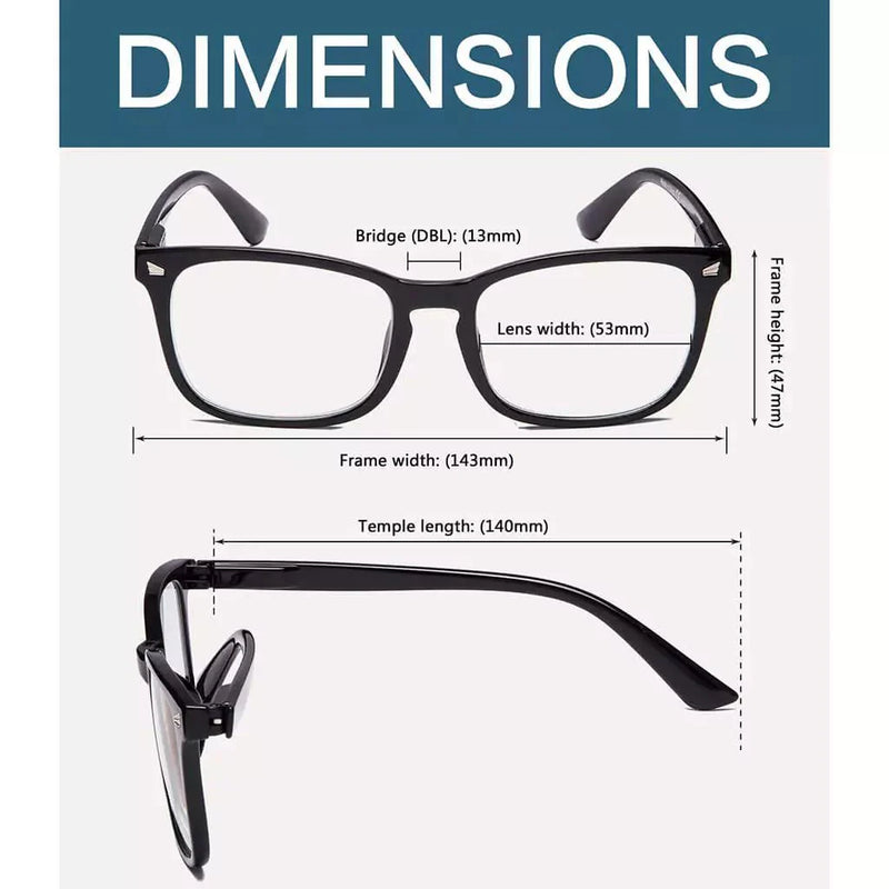 eyekeeper.com Stylish Reading Glasses Rectangle Readers 5-RT1801 Eyeglasses Dark Slate Gray Black / +0.50,Black / +1.00,Black / +1.50,Black / +1.75,Black / +2.00,Black / +2.25,Black / +2.50,Black / +2.75,Black Purple / +0.50,Black Purple / +0.75,Black Purple / +1.00,Black Purple / +1.50,Black Purple / +1.75,Black Purple / +2.00,Black Purple / +2
