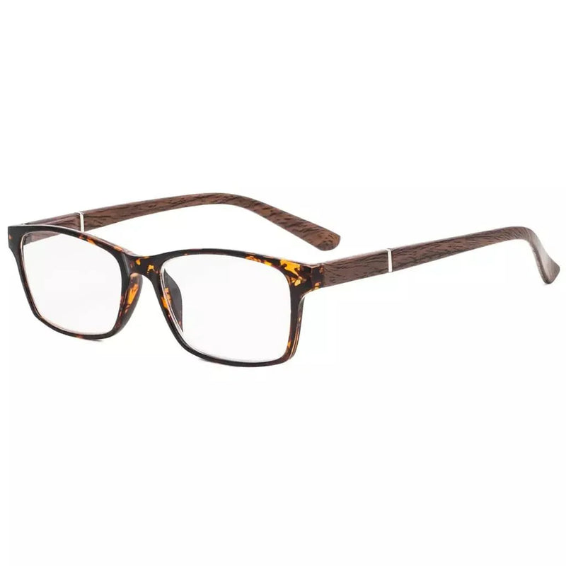 eyekeeper.com Stylish Reading Glasses with Wood-Look Arms RE19042 Eyeglasses White Smoke Tortoise / +0.50,Tortoise / +0.75,Tortoise / +1.00,Tortoise / +1.25,Tortoise / +1.50,Tortoise / +2.00,Tortoise / +2.25,Tortoise / +2.50,Tortoise / +2.75,Tortoise / +3.00,Tortoise / +3.50,Tortoise / +4.00