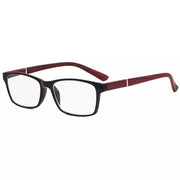 eyekeeper.com Stylish Reading Glasses with Wood-Look Arms RE19042 Eyeglasses White Smoke Black Red / +0.50,Black Red / +0.75,Black Red / +1.00,Black Red / +1.25,Black Red / +1.50,Black Red / +1.75,Black Red / +2.00,Black Red / +2.25,Black Red / +2.50,Black Red / +2.75,Black Red / +3.00,Black Red / +3.50,Black Red / +4.00