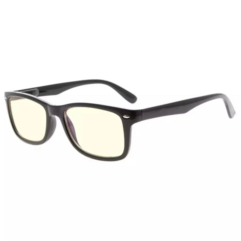 eyekeeper.com Stylish Rectangle Blue Light Filter Reading Glasses UVR075 Eyeglasses White Smoke Black / without magnification,Black / +0.50,Black / +0.75,Black / +1.00,Black / +1.25,Black / +1.50,Black / +1.75,Black / +2.00,Black / +2.25,Black / +2.50,Black / +2.75,Black / +3.00,Black / +3.50,Black / +4.00