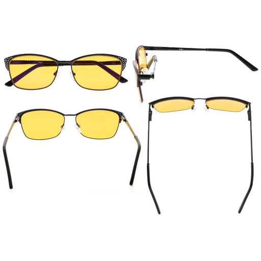 eyekeeper.com Stylish Blue Light Blocking Reading Glasses LX17001-BB98 Eyeglasses Light Goldenrod Black / without magnification,Black / +0.50,Black / +0.75,Black / +1.00,Black / +1.50,Black / +1.75,Blue / without magnification,Blue / +0.50,Blue / +0.75,Blue / +1.00,Blue / +1.50,Blue / +1.75,Gold / without magnification,Gold / +0.50,Gold / +0.75,Gold /