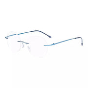 eyekeeper.com Stylish Round Frameless Reading Glasses Rimless Readers RWK9910 Eyeglasses White Smoke Black / without magnification,Black / +0.50,Black / +1.00,Black / +1.25,Black / +1.50,Black / +1.75,Black / +2.00,Black / +2.25,Black / +2.50,Black / +3.00,Black / +3.50,Gold / without magnification,Gold / +0.50,Gold / +1.00,Gold / +1.25,Gold / +1.50,Gold