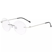 eyekeeper.com Stylish Round Frameless Reading Glasses Rimless Readers RWK9910 Eyeglasses White Smoke Silver / without magnification,Silver / +0.50,Silver / +1.00,Silver / +1.25,Silver / +1.50,Silver / +1.75,Silver / +2.00,Silver / +2.25,Silver / +2.50,Silver / +3.00,Silver / +3.50