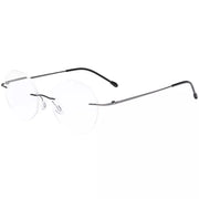 eyekeeper.com Stylish Round Frameless Reading Glasses Rimless Readers RWK9910 Eyeglasses White Smoke Gunmetal / without magnification,Gunmetal / +0.50,Gunmetal / +1.00,Gunmetal / +1.25,Gunmetal / +1.50,Gunmetal / +1.75,Gunmetal / +2.00,Gunmetal / +2.25,Gunmetal / +2.50,Gunmetal / +3.00,Gunmetal / +3.50