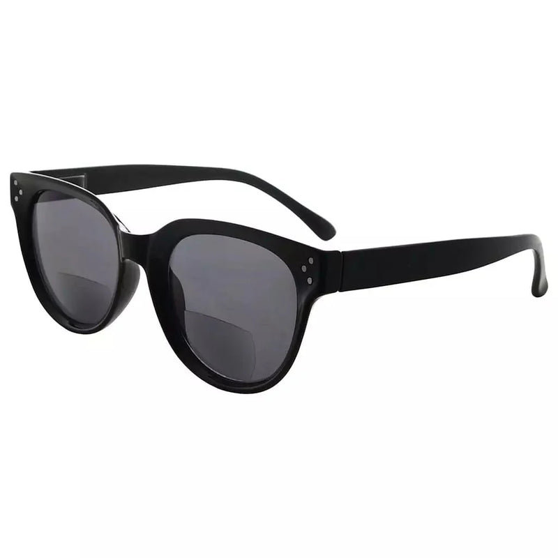 eyekeeper.com Stylish Thicker Frame Bifocal Reading Sunglasses SBR9110 Sunglasses White Smoke Black / +1.00,Black / +1.50,Black / +1.75,Black / +2.00,Black / +2.50,Black / +3.00