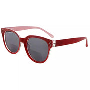 eyekeeper.com Stylish Thicker Frame Bifocal Reading Sunglasses SBR9110 Sunglasses White Smoke Red / +1.00,Red / +1.50,Red / +1.75,Red / +2.00,Red / +2.50,Red / +3.00