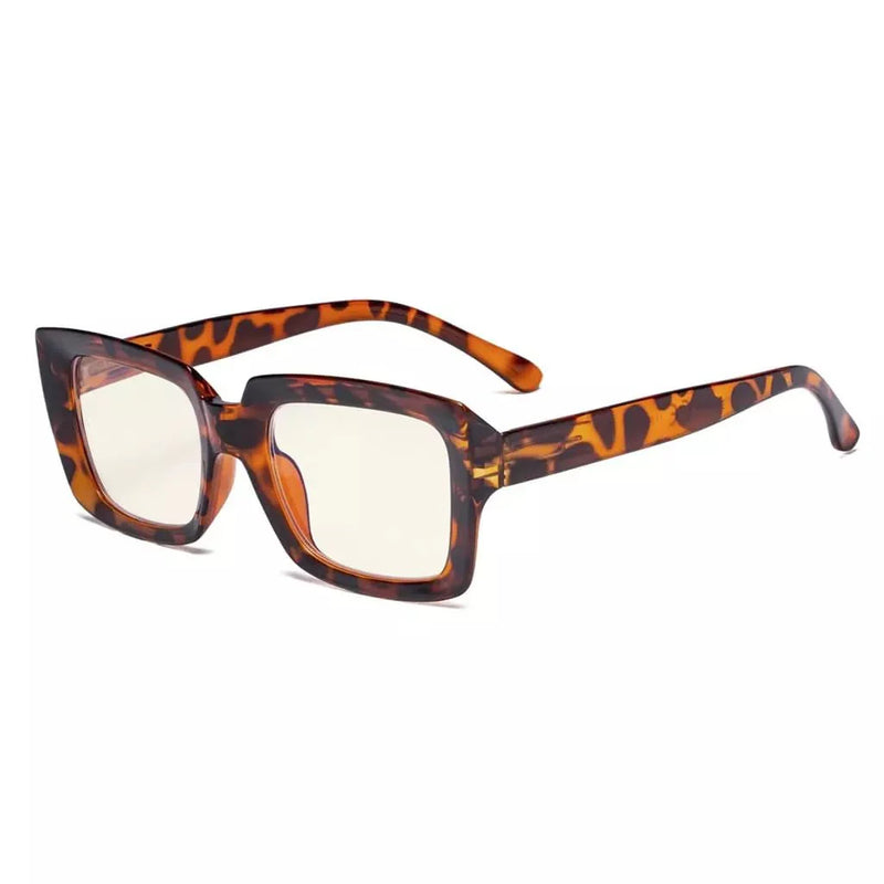 eyekeeper.com Stylish Thicker Frame Blue Light Filter Reading Glasses UVR9107 Eyeglasses White Smoke Tortoise / without magnification,Tortoise / +0.50,Tortoise / +0.75,Tortoise / +1.00,Tortoise / +1.25,Tortoise / +1.50,Tortoise / +1.75,Tortoise / +2.00,Tortoise / +2.50,Tortoise / +3.00