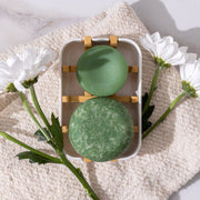 ZeroWasteStore.com Shampoo & Conditioner Bar Duo Shampoo & Conditioner Sets Light Gray Bloom with Castor Oil,Sunshine,Driftwood,Oasis,Maui Melon,Sunkissed,Blossom,Cobalt,Peppermint Breeze,Simply Unscented,Earth,Seasonal Harvest
