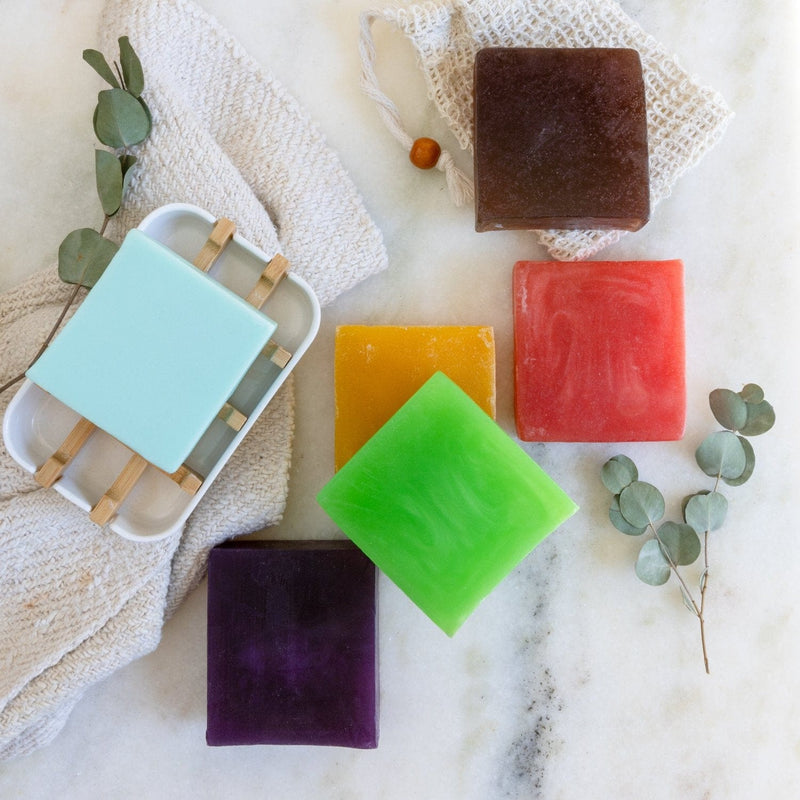 ZeroWasteStore.com Zero Waste Glycerin Soap Bar - Suds & Eco, 4.5oz Bar Soap Lavender Sunshine,Driftwood,Sunkissed,Peppermint,Maui Melon,Oasis