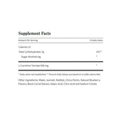 Snap Supplements L-Carnitine Sugar-Free Blueberry Gummies White Smoke