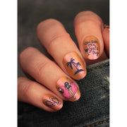 UberChic Beauty Let's Get Lost Stamping Plate Dark Salmon
