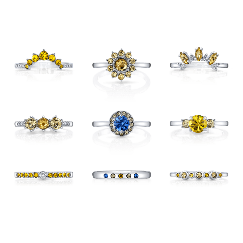 Fragrant Jewels FJ Mini Favorites - Travel Size Set Bundle White Smoke Ring / 5,Ring / 6,Ring / 7,Ring / 8,Ring / 9,Ring / 10