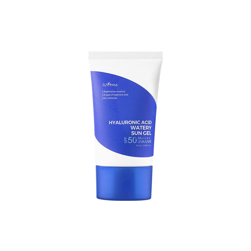 AsiaBeautyMall Isntree Hyaluronic Acid Watery Sun Gel SPF 50+ PA++++ Sunscreen White Smoke